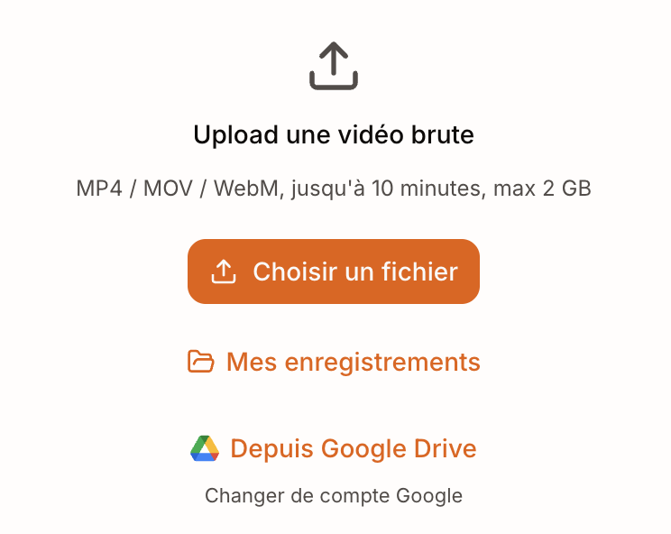 Importar um vídeo do Google Drive para o Studio do Vervox