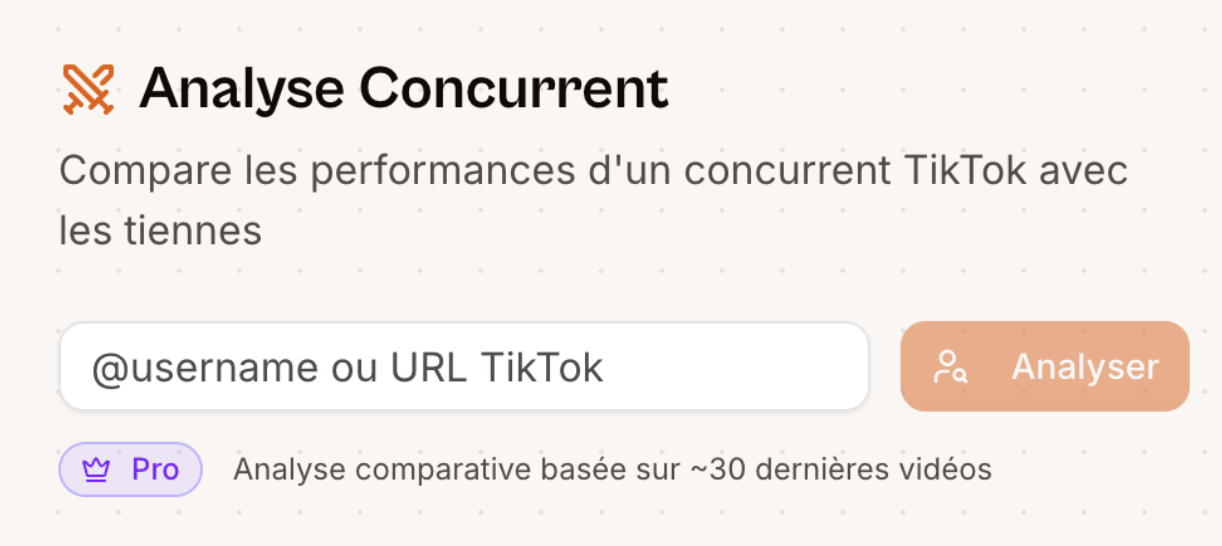 Aperçu de l'analyse de la concurrence sur Vervox